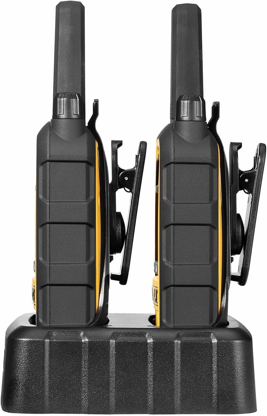 DEWALT DXFRS800 2 Watt Heavy Duty Walkie Talkies with Headsets - Waterproof, Shock Resistant, Long Range & Rechargeable Two-Way Radio with VOX (6 Pack)