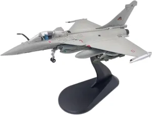 Die Cast Plane 1:100 for Rafale C Fighter Static Alloy Die Cast Metal Model Simulation Aircraft Toy Collectible Finished Metal Airplane