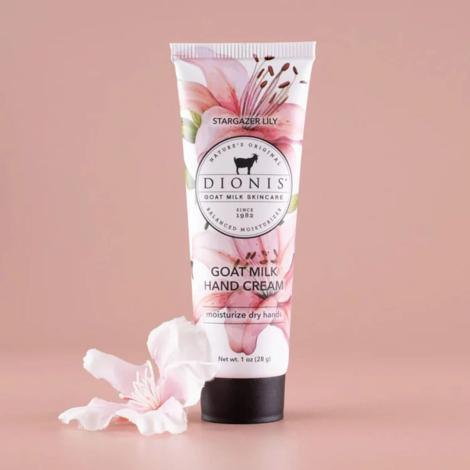 Dionis Goat Milk Skincare 1 oz Scented Hand Cream Set of 6, Moisturizing Lotion for Dry Skin, Good for Sensitive Skin, Cruelty-free and Paraben-free, Stargazer Lily