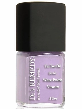 Dr’s Remedy Enriched Nail Polish: Non Toxic, All Natural, and Organic - Doctor Formulated: Strengthens, Restores, Heals, and Protects '24-Free' - LYRICAL Lilac