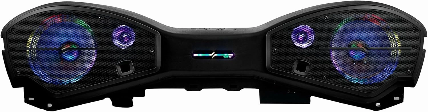 DS18 JL24-SBAR22/BKLD Loaded Overhead Sound Bar with Digital LED Lights - Compatible with Jeep JL/JLU/JT 2024 - Plug & Play Easy Installation