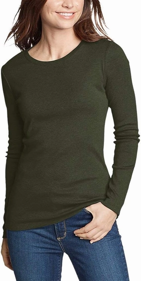 Eddie Bauer Women's Favorite Long-Sleeve Crewneck T-Shirt