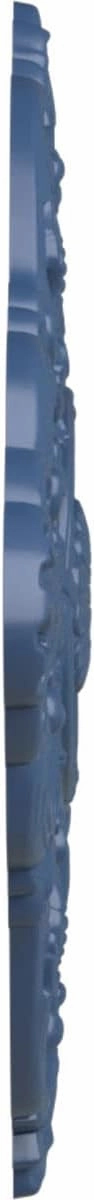 Ekena Millwork CM42X28ASAMF Ashford Ceiling Medallion, 42 3/4"W x 28 7/8"H x 1"P, Hand-Painted Americana