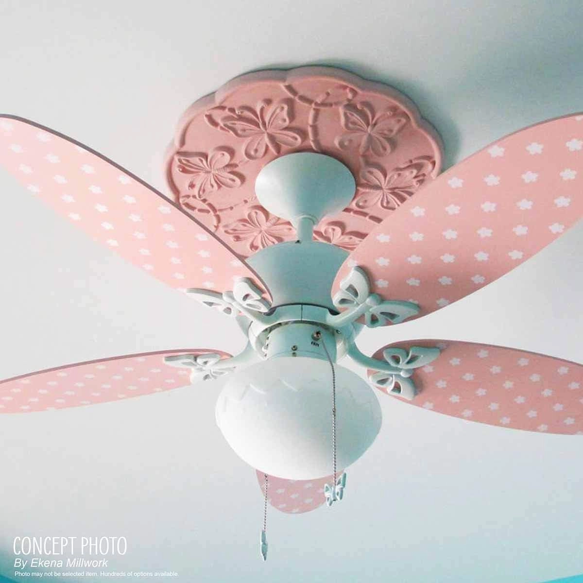 Ekena Millwork CM42X28ASAMF Ashford Ceiling Medallion, 42 3/4"W x 28 7/8"H x 1"P, Hand-Painted Americana