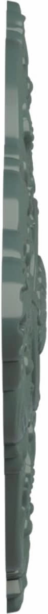 Ekena Millwork CM42X28ASCBF Ashford Ceiling Medallion, 42 3/4"W x 28 7/8"H x 1"P, Hand-Painted Cloud Burst