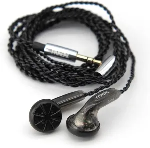 FAAEAL Snow-Lotus 1.0 HiFi Earphone 64 Ohm DIY Clear Detailed Balanced Sound Quality Music Earphones DJ Earphones (Snow-Lotus 1.0, Gray)