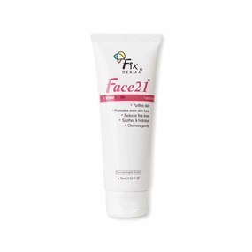 Face21 Cleanser, Skin Brightening Cleanser, Exfoliates Dead Cells, Remove Pigmentation, Reduces Wrinkles & Fine Lines, Evens Skin Tone, Purifies Skin, 75ml