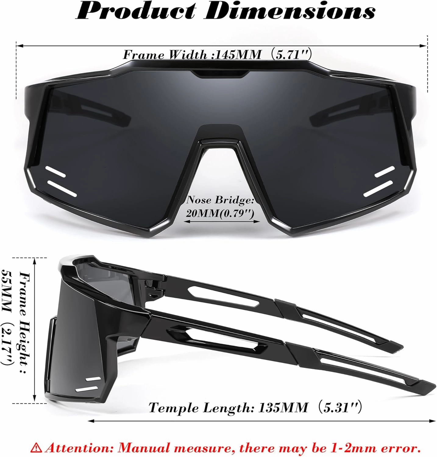 FEISEDY Sports Sunglasses Wraparound 80s Visor Men Women Outdoor Shield Baseball Sunglasses B4125