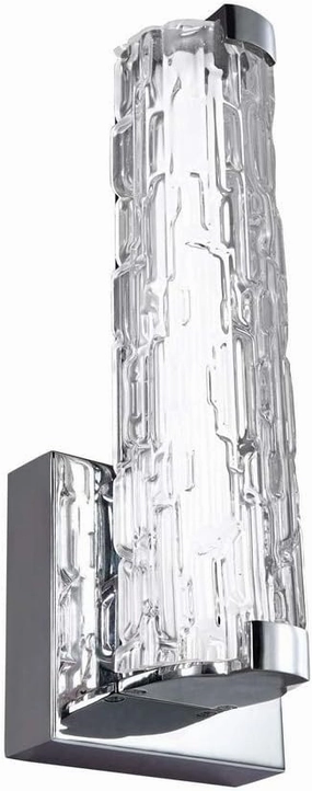 Feiss WB1871CH-LED LED Wall Sconce, 13.5" Height - Staggered, Chrome