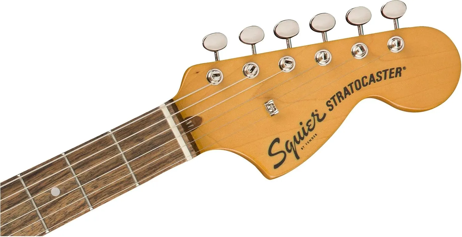 Fender Squier Classic Vibe '70s Stratocaster - Natural Bundle with Gig Bag, Instrument Cable, Tuner, Strap, Strings, Picks, and Austin Bazaar Instructional DVD