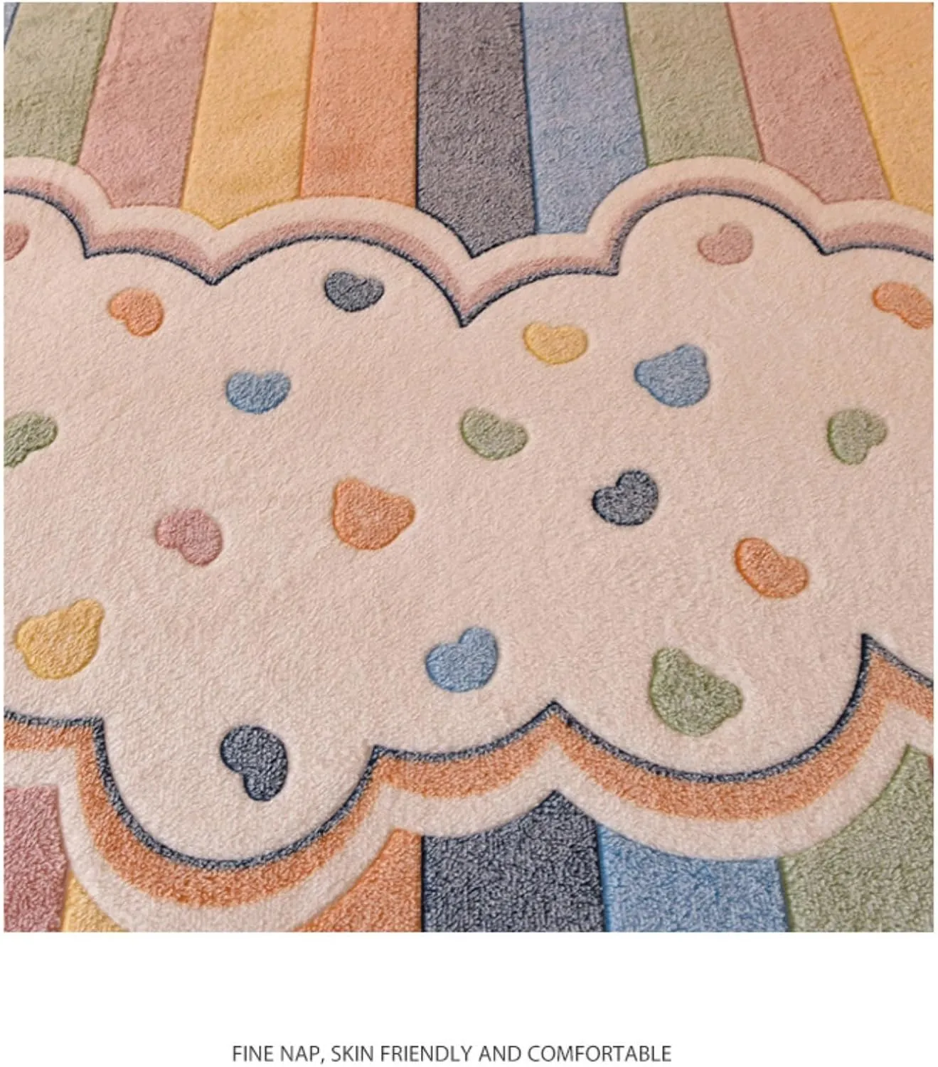 Flannel Mattress Protector for Cal King Queen Full Twin Size, Cartoon Warm Mattress Covers Soft Bed Cover Fitted Daybed Cover for Kid Room (B,Twin (90x200cm))