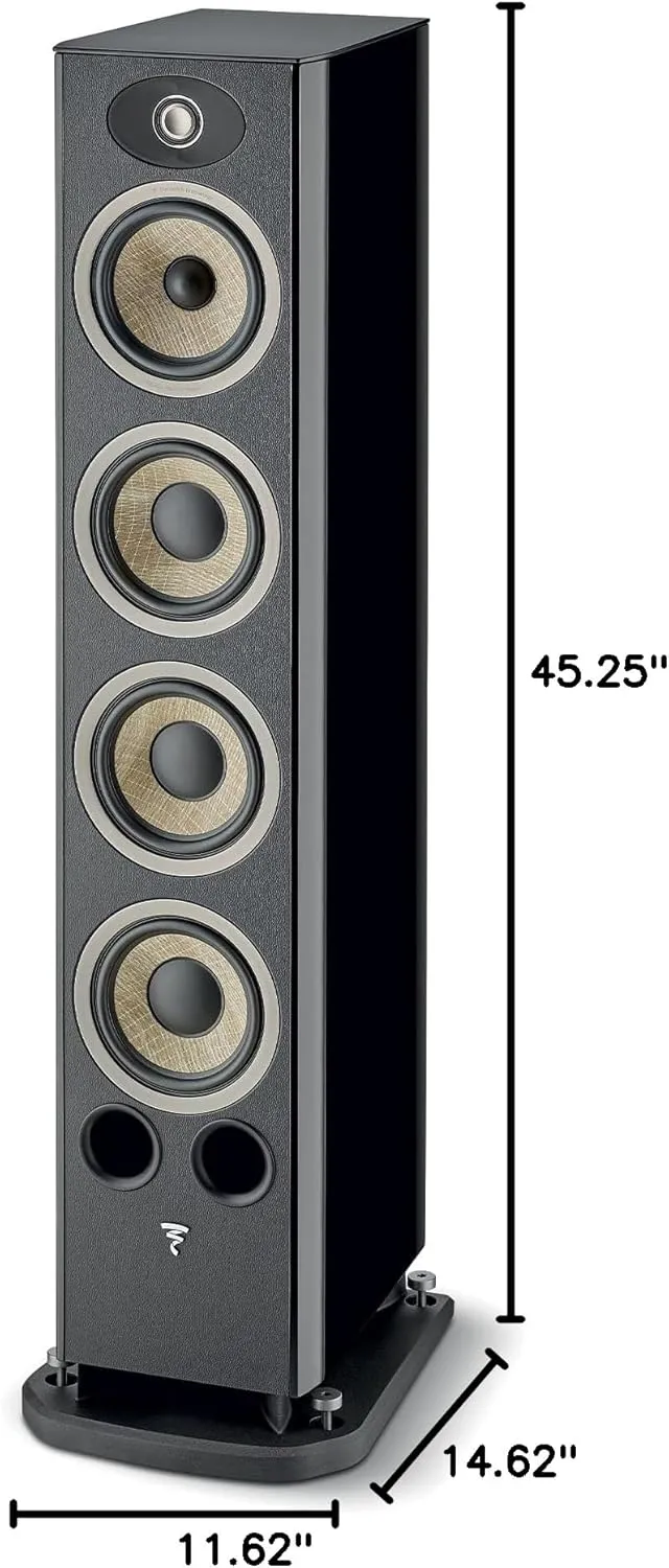 Focal Aria Evo X No. 3 Floorstanding Loudspeaker - Each (High Gloss Black)