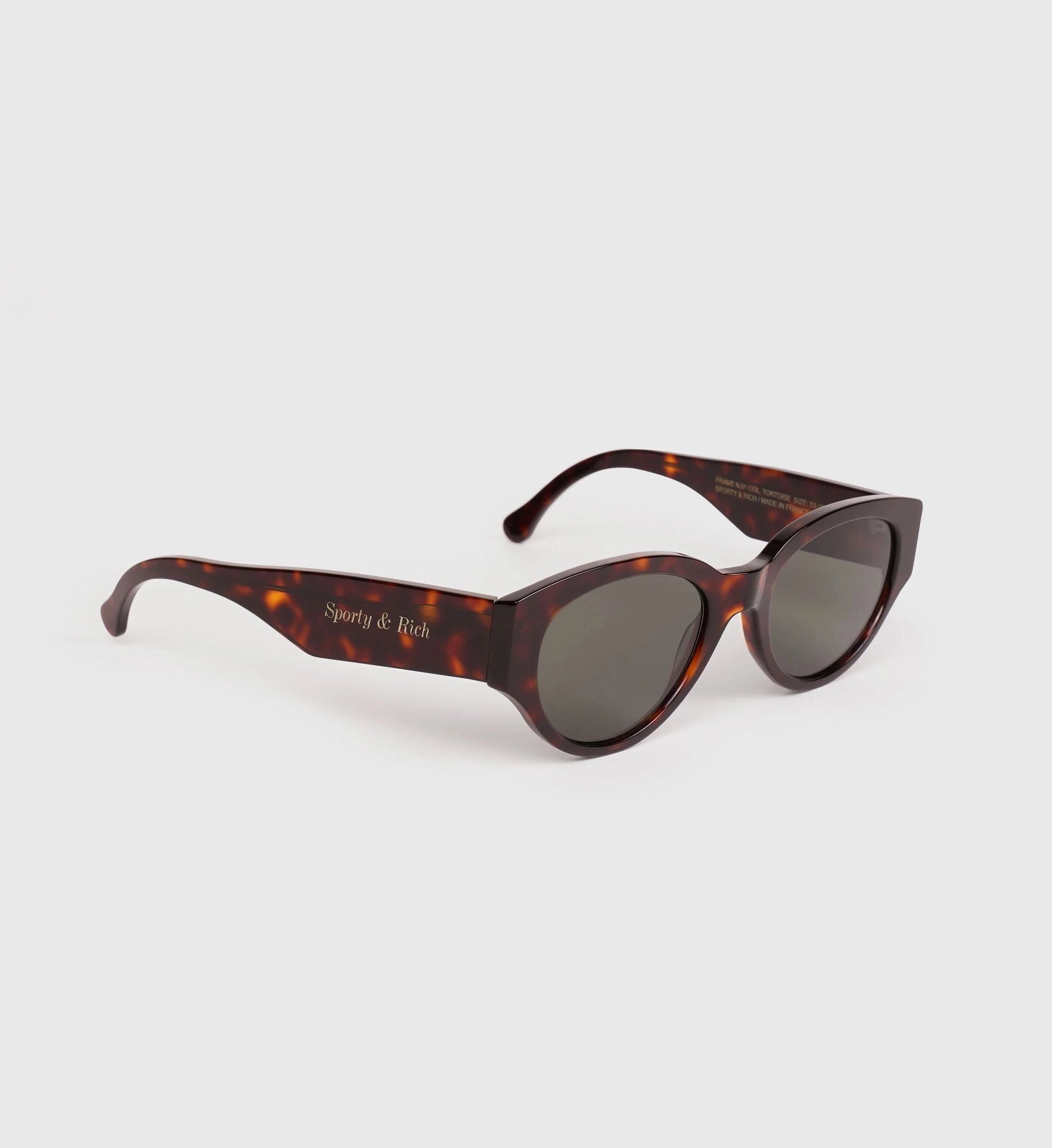Frame N.01 - Sunglasses  - Tortoise/Green Green