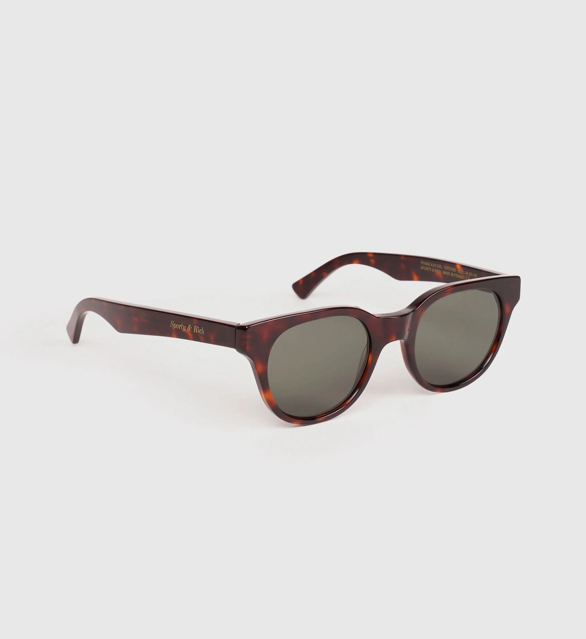 Frame N.02 Sunglasses  - Tortoise/Green Green