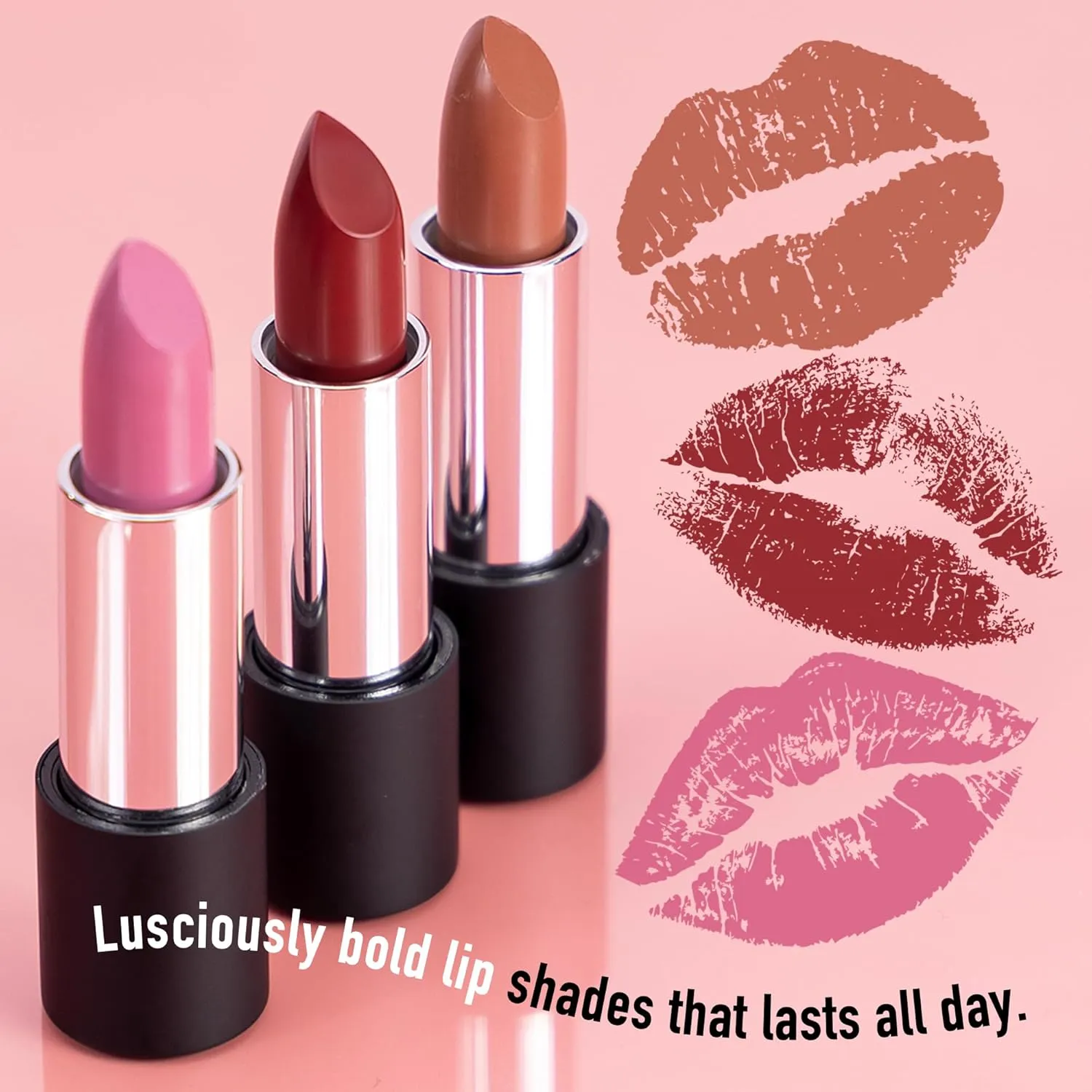 Frankie Rose Long Lasting Lipstick for Women | Smudge Proof Lipstick Enriched with Jojoba Oil | Buildable Lip Colors, Suitable For All Skin Tones | Cruelty-Free Lip Makeup |Apple Spice