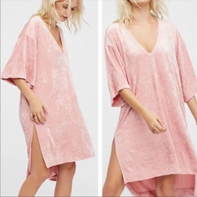 Free People Velvety Minidress/Tunic NWT