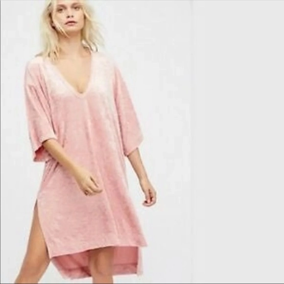 Free People Velvety Minidress/Tunic NWT