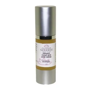 Glimmer Goddess Organic Clear Skin Serum for Acne Prone Skin, 1.0 oz