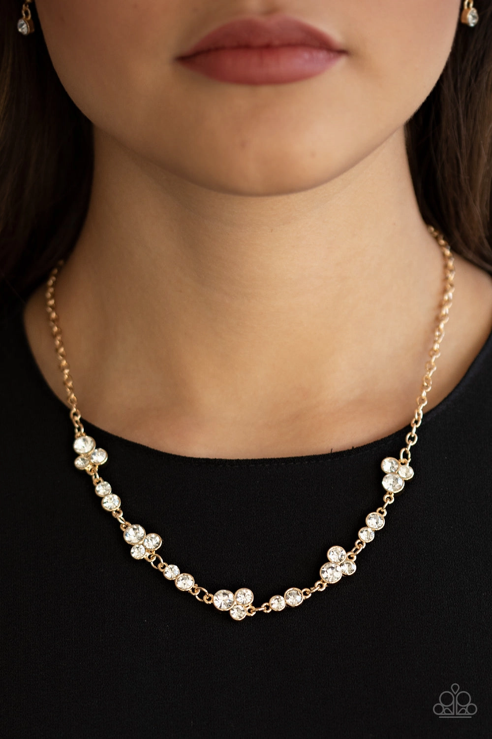 Gorgeously Glistening - Gold Paparazzi Accessories