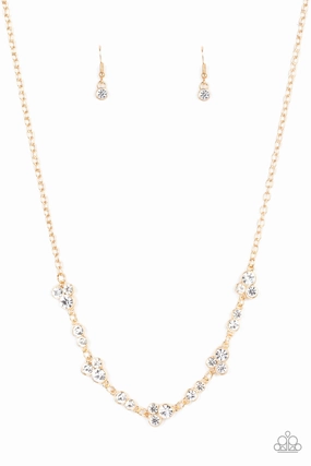 Gorgeously Glistening - Gold Paparazzi Accessories