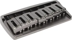 GOTOH 510FX-7 7-String Fixed Bridge CNC Machined w/Steel Saddles - Cosmo Black
