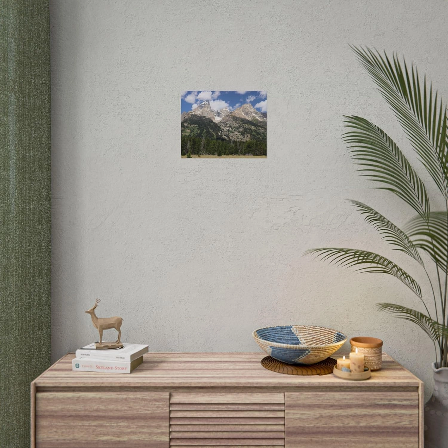 Grand Teton National Park Matte Poster Print – Majestic Teton Mountain Range Landscape Photography Wall Art, Wyoming Nature