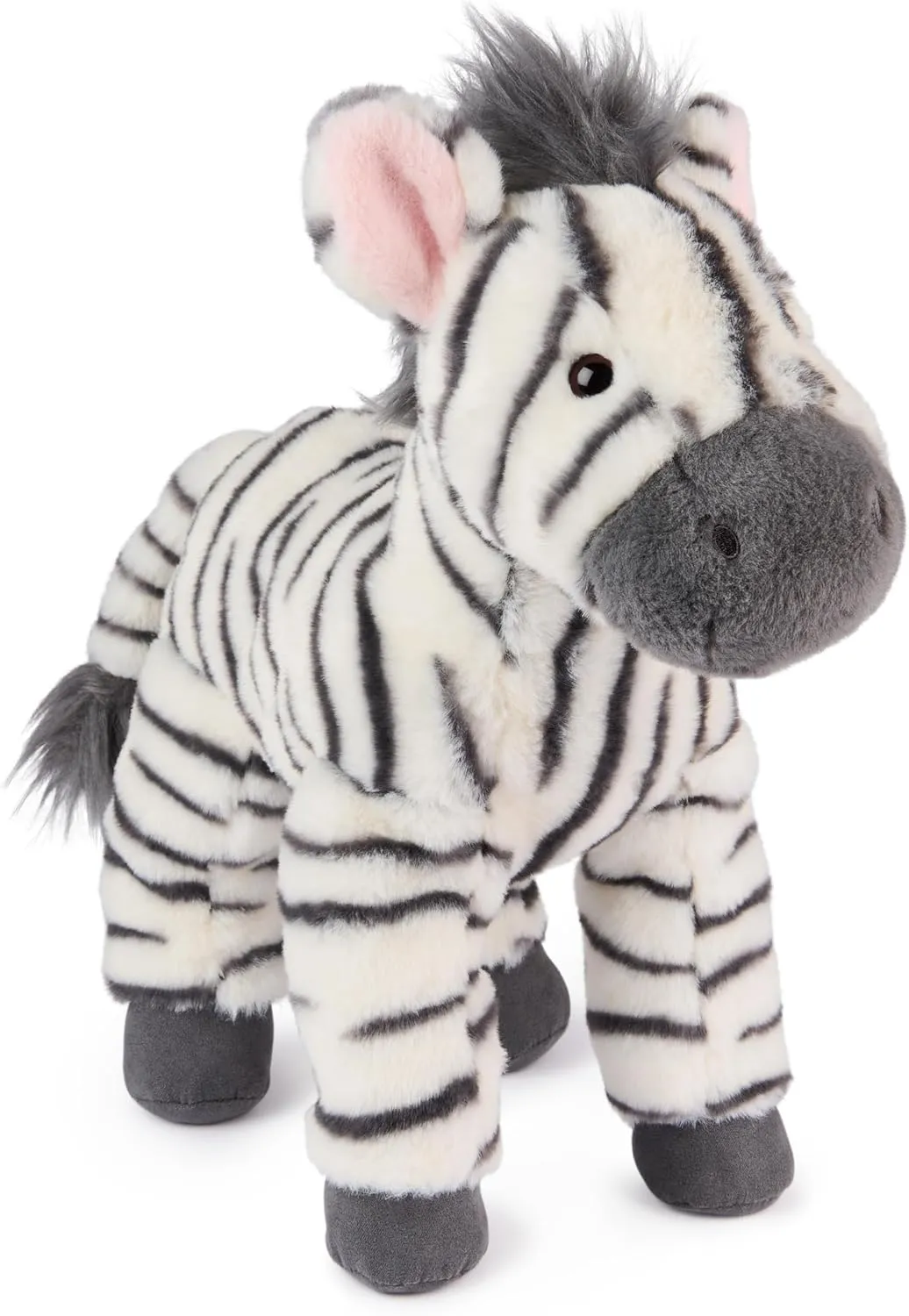 GUND Gemma Zebra Plush, Zebra Stuffed Animal for Ages 1 and Up, Gray/White, 12"