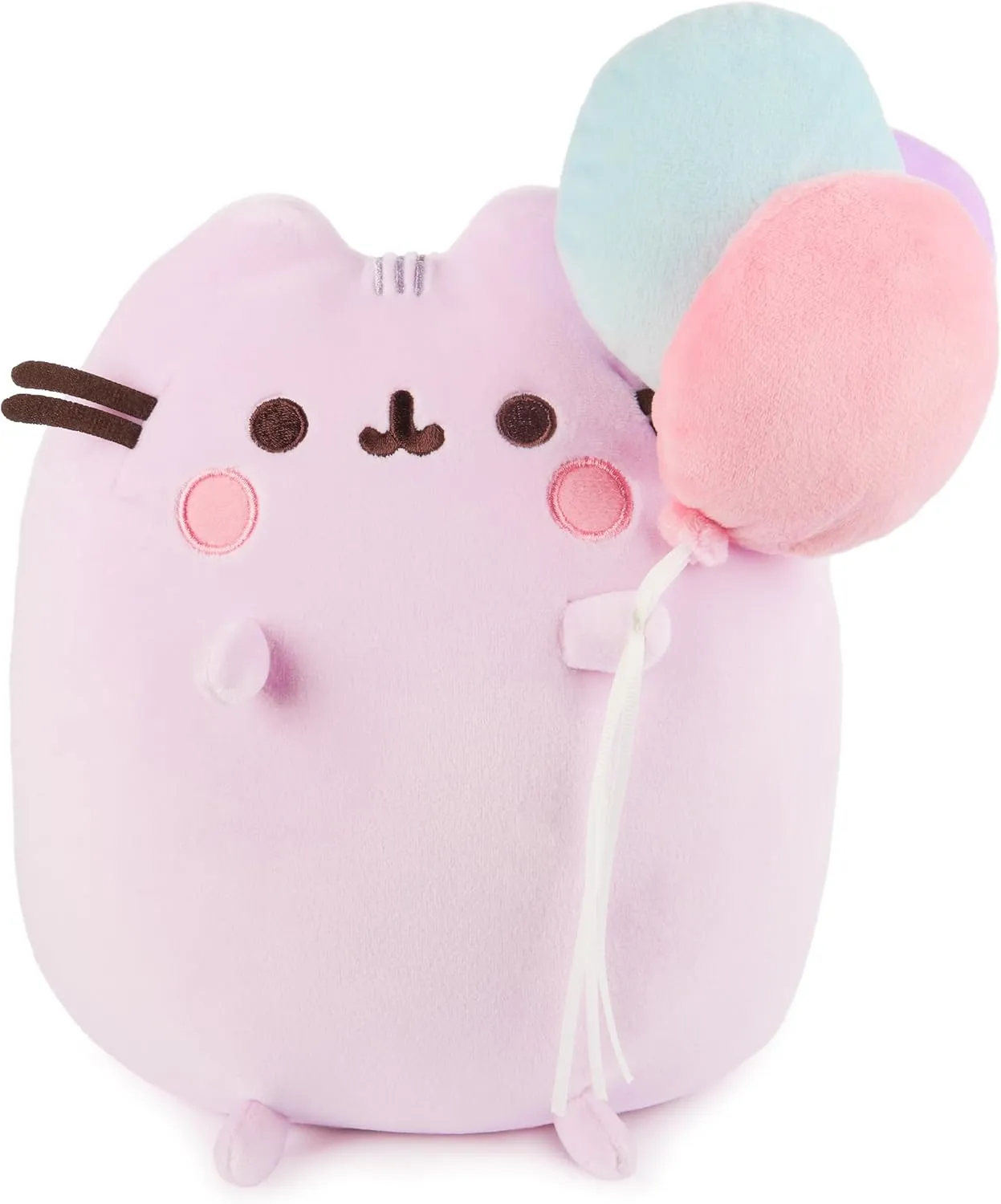 GUND Pusheen 15th Anniversary Squisheen Plush, Squishy Toy, Collectible Plush, Cat Stuffed Animal for Ages 8 and Up, Pink, 9.5”