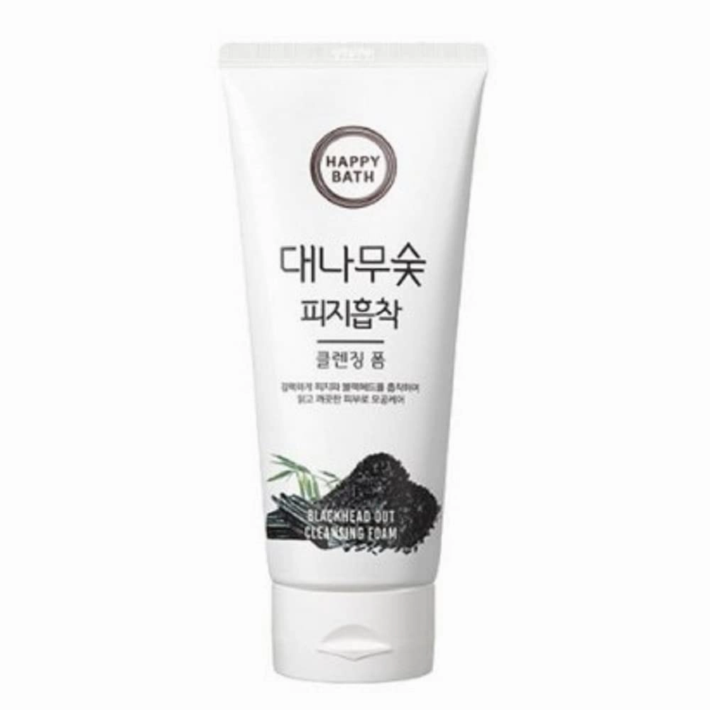 Happy Bath Bamboo Charcoal Sebum Absorption Cleansing Foam 200g / 6.8 fl oz