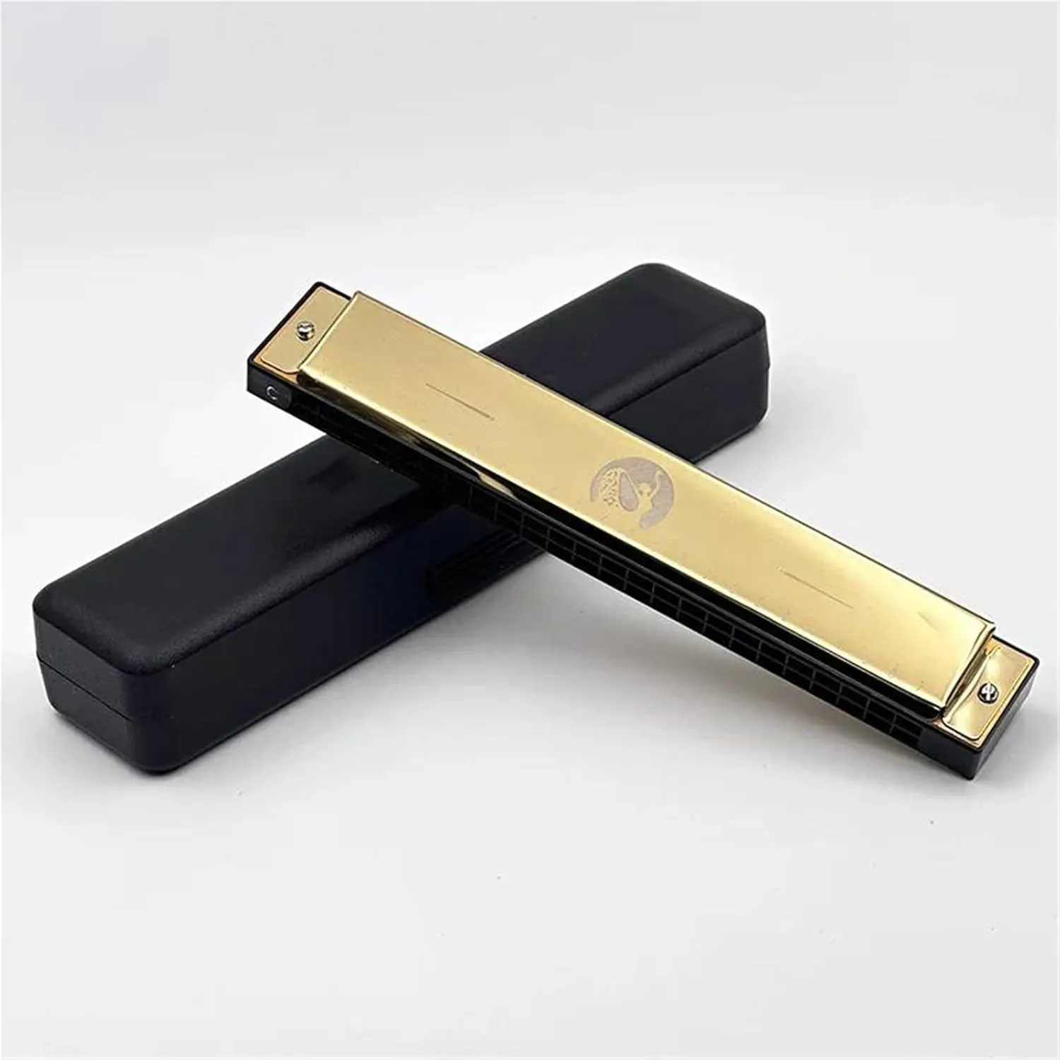 Harmonica Set Restoration C Tone Clear Tone Easy To Play(Gold)