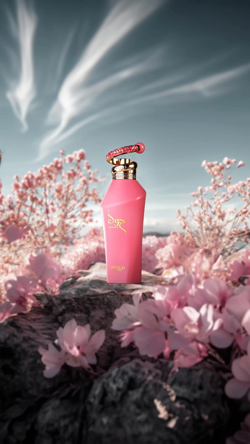 Hawwa Pink Eau De Parfum Floral Fragrance for Women, 3.4 Fl. Oz