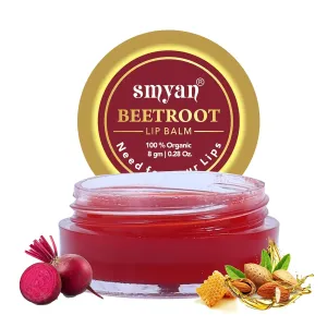 HER Beetroot Lip Balm For Women & Men -Dry/Chapped Lips With Honey, Shea Butter, Cocoa Butter & Almond Oil, Women & Men 8g