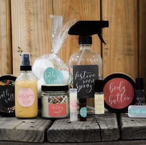 Holiday DIY Kit 2017 - Recipes, Bottle Labels, and Gift Boxes