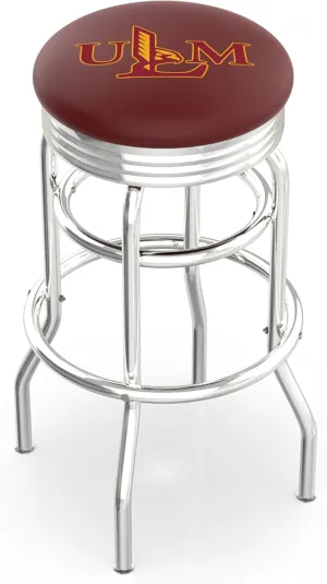 Holland Bar Stool L7C3C University of Louisiana at Monroe Swivel Counter Stool, 25"