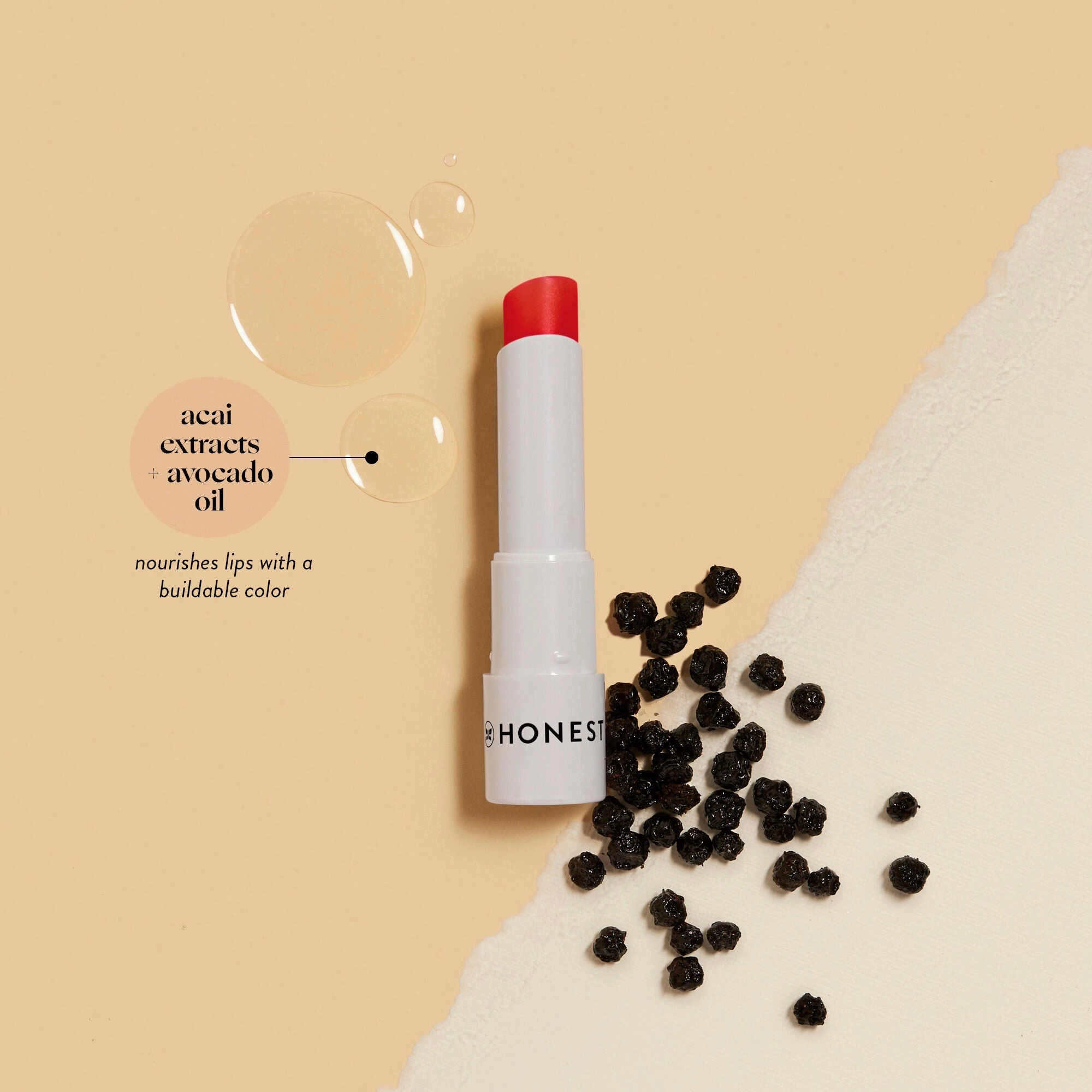 Honest Tinted Lip Balm Lychee Fruit