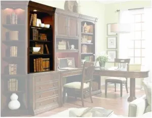 Hooker Furniture Cherry Creek Solid Wood Open Hutch in Distressed/Medium Brown