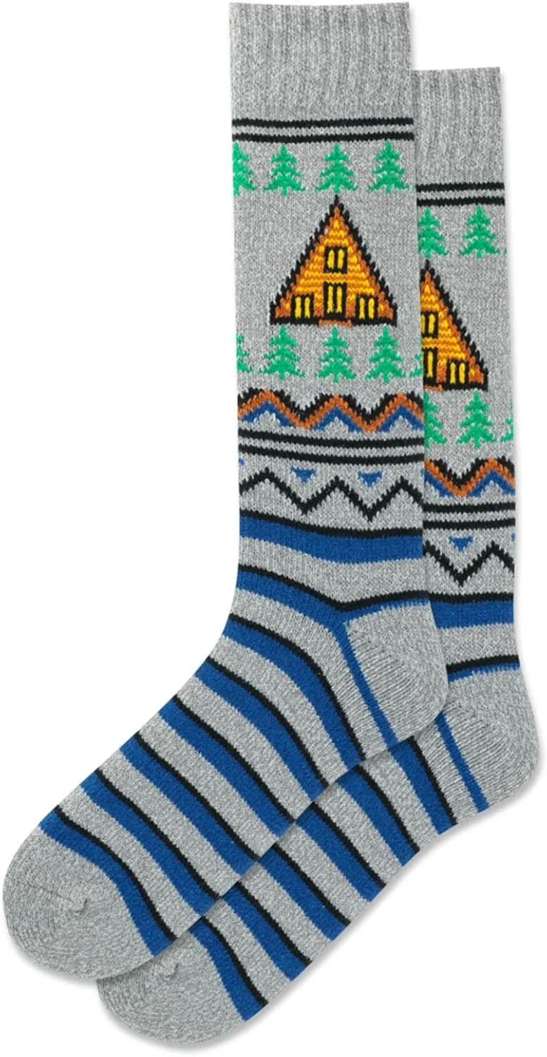 Hot Sox Men's Holiday Fun Crew Socks-1 Pair Pack-Cool & Funny Gifts-Christmas & More