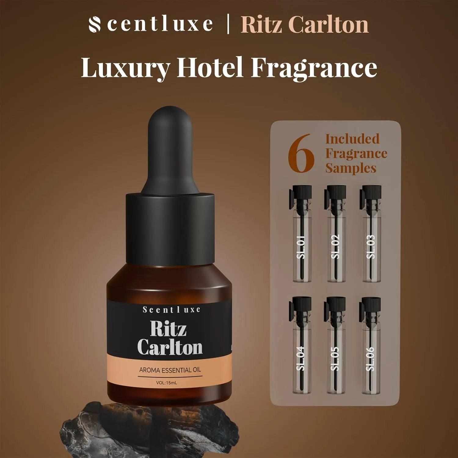 Hotel Diffuser Oil Inspired by The Ritz Carlton Scent - Orange, Musk for Aromatherapy Diffusers Essential Oil 15mL 0.5 Fl Oz Glass Dropper Bottle Fragrance Oil for Waterless Diffusers