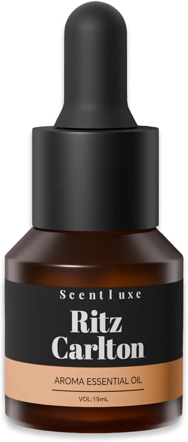 Hotel Diffuser Oil Inspired by The Ritz Carlton Scent - Orange, Musk for Aromatherapy Diffusers Essential Oil 15mL 0.5 Fl Oz Glass Dropper Bottle Fragrance Oil for Waterless Diffusers