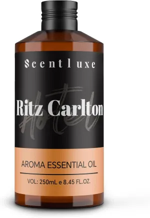 Hotel Diffuser Oil Inspired by The Ritz Carlton Scent - Orange, Musk for Aromatherapy Diffusers Essential Oil 250mL 8.45 Fl Oz Glass Dropper Bottle Fragrance Oil for Waterless Diffusers