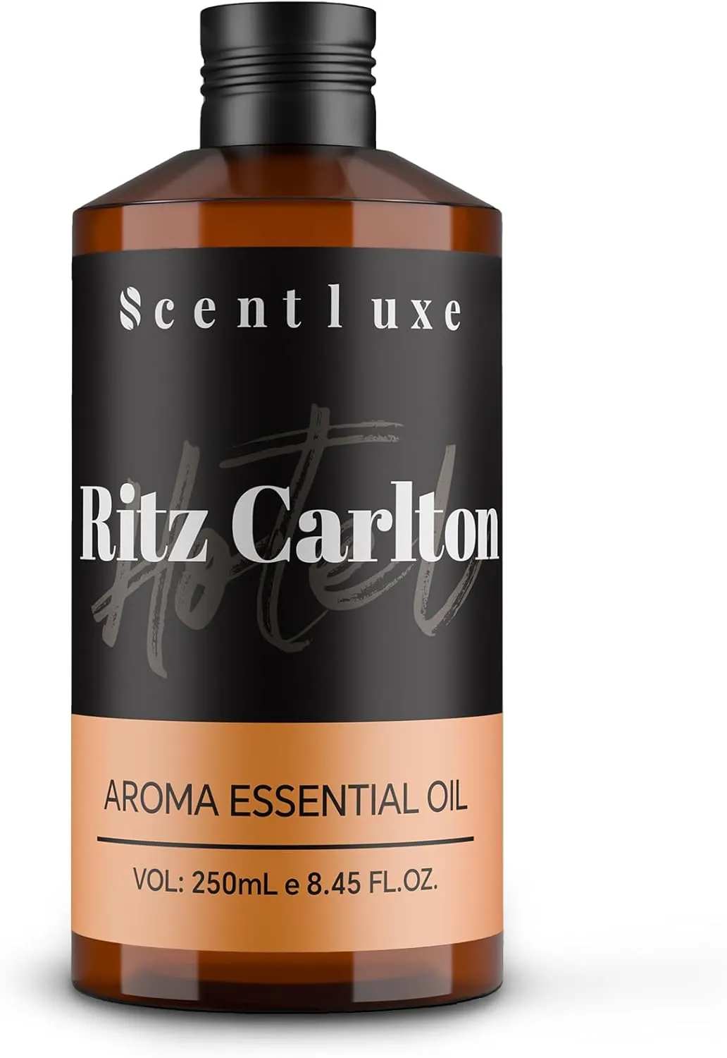 Hotel Diffuser Oil Inspired by The Ritz Carlton Scent - Orange, Musk for Aromatherapy Diffusers Essential Oil 250mL 8.45 Fl Oz Glass Dropper Bottle Fragrance Oil for Waterless Diffusers