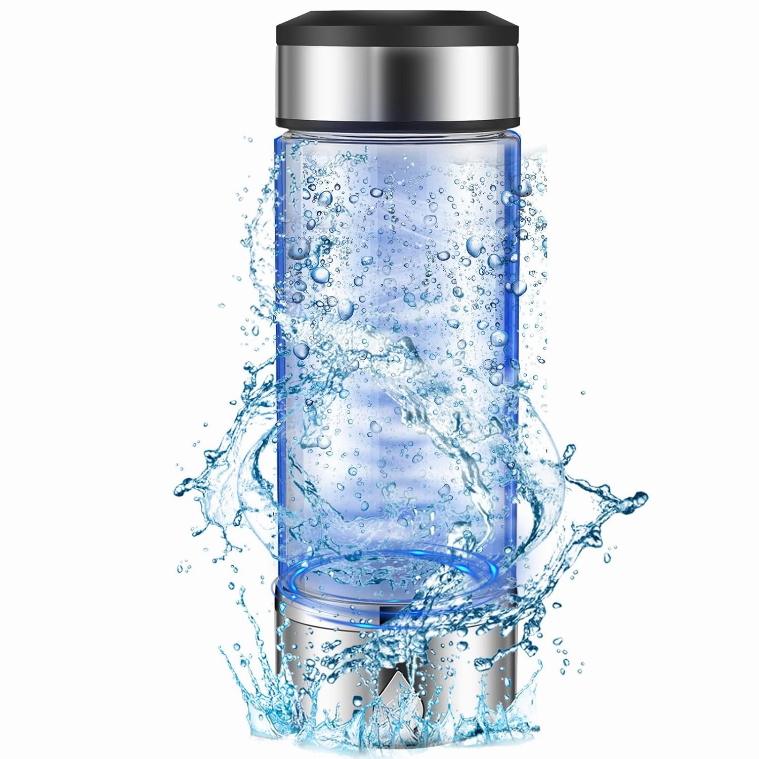 Hydrogen Water Bottle Efficient Hydrogen Water Maker Bottle 360ml Hydrogen Water Generator Non-Slip Hydrogen Water Ionizer Machine Good Sealing Hydrogen Rich Water Cup Reusable for Home Off