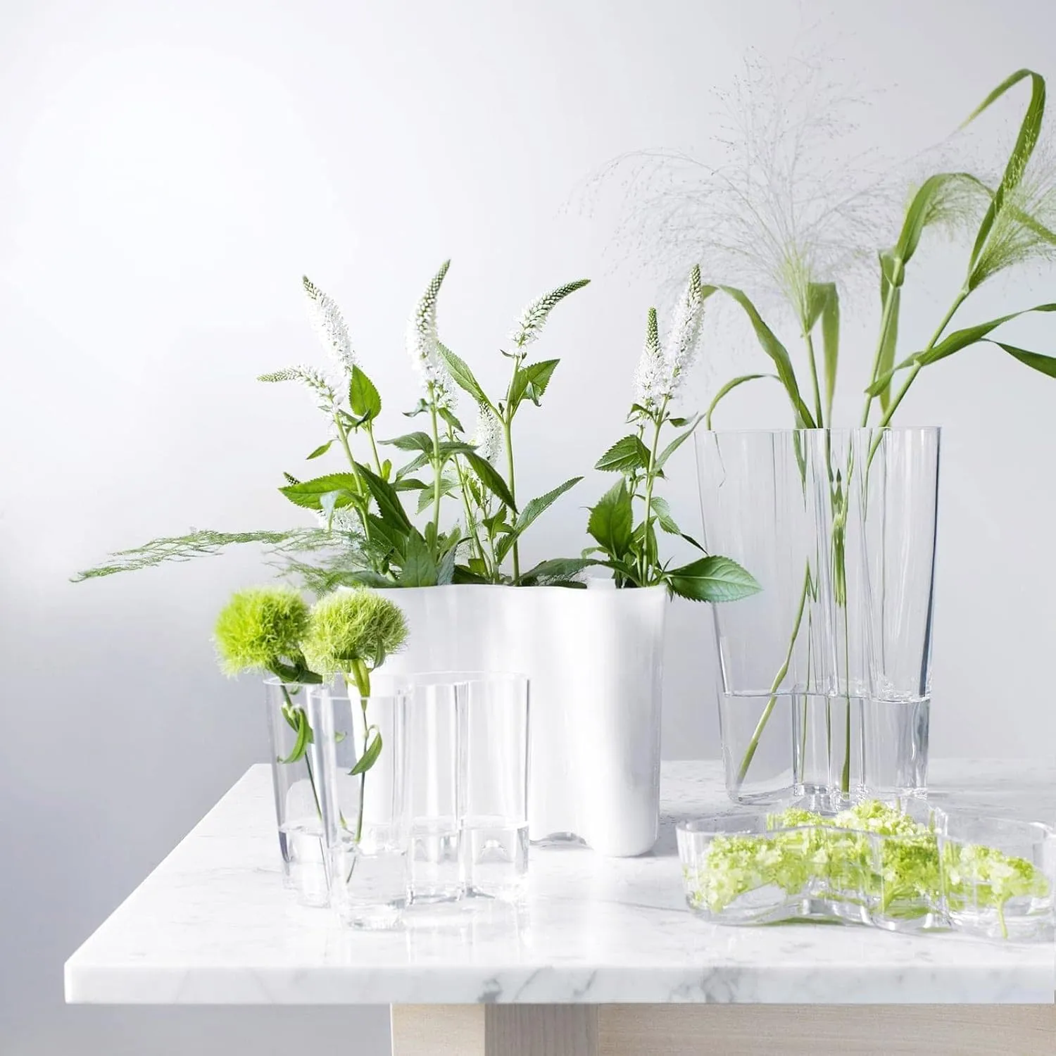 Iittala Alvar Aalto 120mm Clear Vase