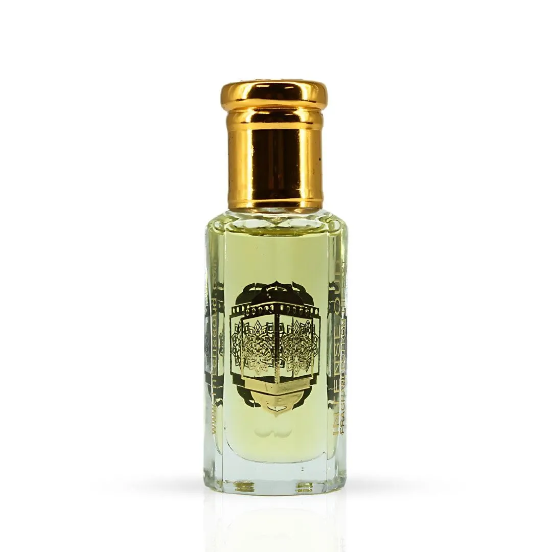 INTENSE OUD Vanilla Musk Long Lasting Arabian Perfume Oils for Women 12ML (0.40 OZ) Fragrance Oil with Chocolate, Rose, Creamy Vanilla & Soft Musk Notes - Concentrated Perfume Oil in Black Gift Box