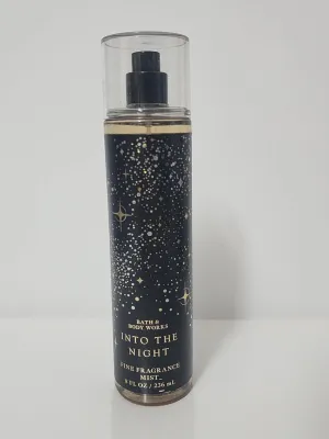 Into the Night Fine Fragrance Mist (8 FL OZ/236 mL) by Bath and Body, Fragrance Notes: Raspberry Noir, Amber Crystals, Velvety Rose Petals, Creamy Patchouli and Mocha Musk