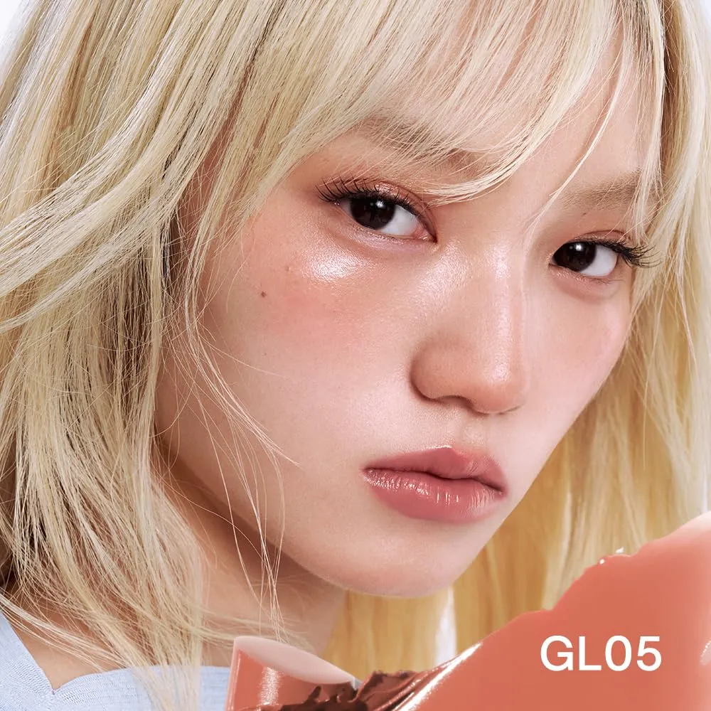 INTO YOU Glow Balm-in Lipstick, Sheer and Hydrating Tinted Lip Stain, Bare-skin Feel and Mirror-like Finish with Long Lasting Lightweight Texture(GL05)