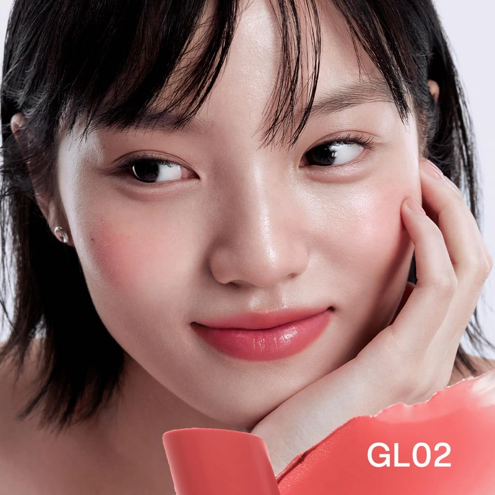 INTO YOU Glow Balm-in Lipstick, Sheer and Hydrating Tinted Lip Stain, Bare-skin Feel and Mirror-like Finish with Long Lasting Lightweight Texture(GL02)