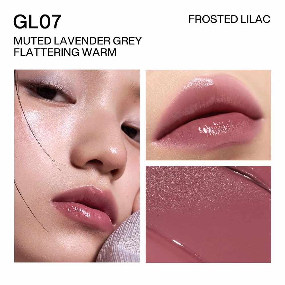 INTO YOU Glow Balm-in Lipstick, Sheer and Hydrating Tinted Lip Stain, Bare-skin Feel and Mirror-like Finish with Long Lasting Lightweight Texture(GL07)
