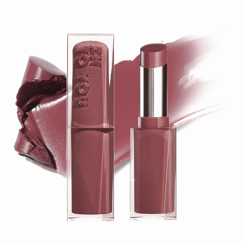INTO YOU Glow Balm-in Lipstick, Sheer and Hydrating Tinted Lip Stain, Bare-skin Feel and Mirror-like Finish with Long Lasting Lightweight Texture(GL07)