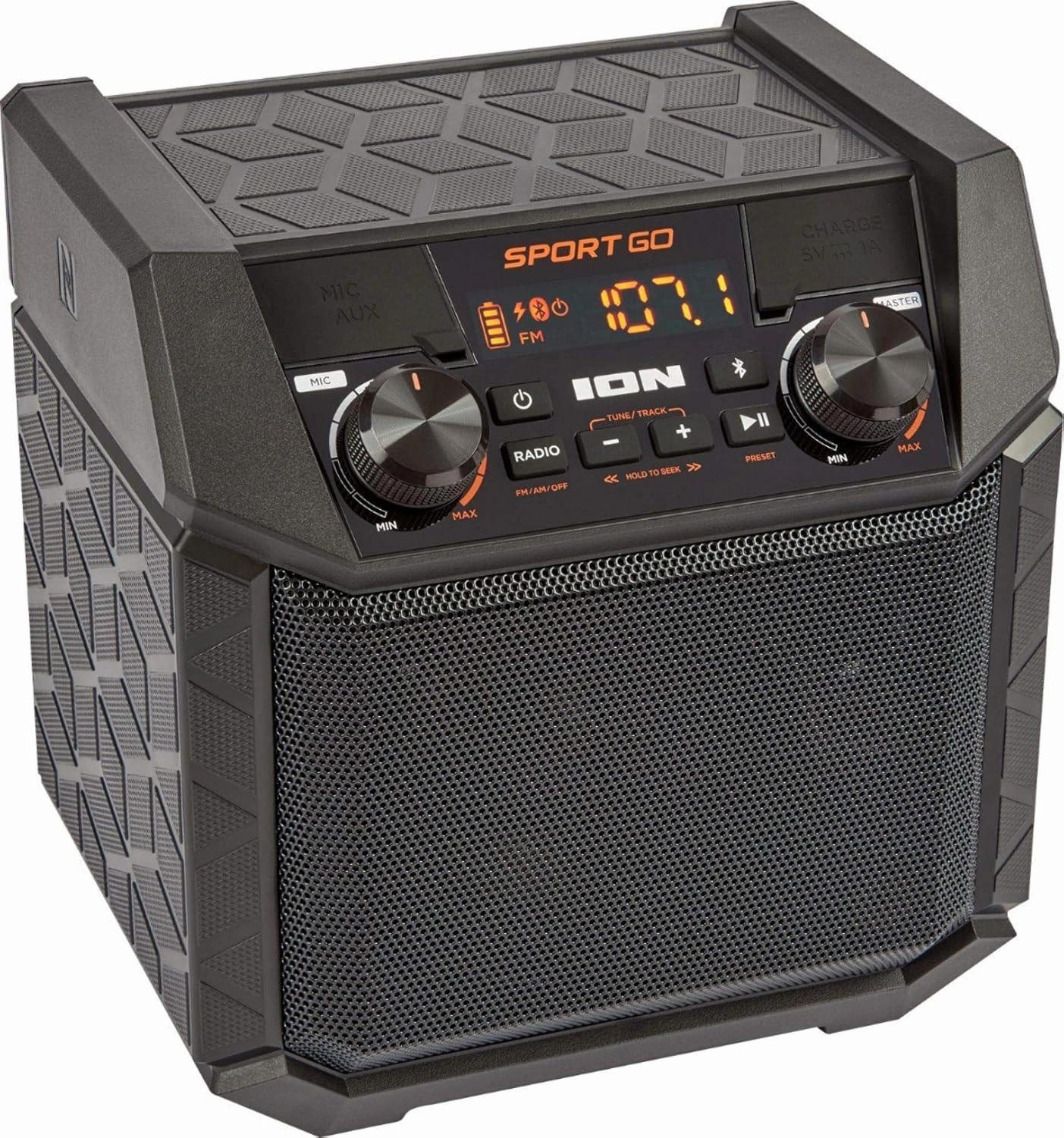 ION Audio Sport Go Tailgate Ultra-Portable Rugged Bluetooth PA Speaker System (Renewed)